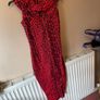 Black and Red Dress midi Image 2
