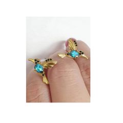 Charming Earrings with a Tiny Bird - excellent gift idea