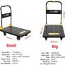 Free Delivery Tool Platform Trolley Heavy Duty 200KG One Hand Folding Truck Cart with Mute Wheels Image 2