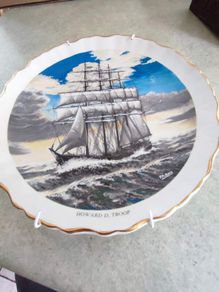Fenton china England porcelain plate-dish,Howard D.Troop