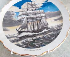 Fenton china England porcelain plate-dish,Howard D.Troop