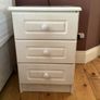 Painted light pink bedside locker Image 2