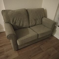 2 seater sofa bed and chair