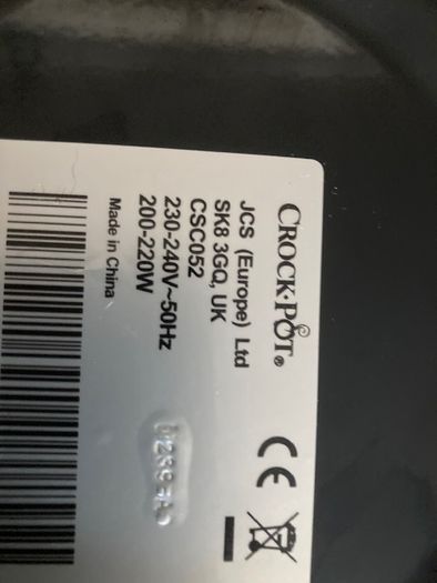 Crockpot - slow cooker