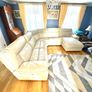 Leather sofa with two reclining electric powered sections Image 2