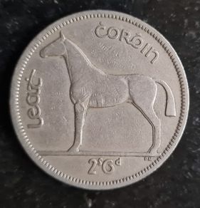 Ireland 1955 Half Crown Coin