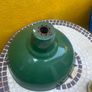 Industrial green enamel light shade Image 4