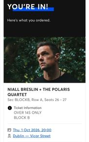 Niall Breslin tickets