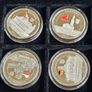 Germany 2013 Silver Plated Proof Coin Medal Set German States in Nice Presentation Holder Image 2