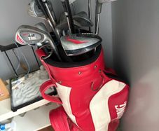 golf club with bag