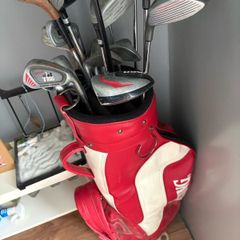 golf club with bag