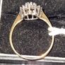 9ct gold sapphire & Diamond ring Image 2