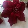 4PC X Poinsettia Artificial Flowers Image 6