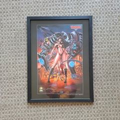 Vampirella and Cyberfrog Framed Print