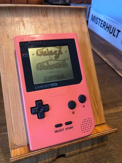 Retro Heaven - Lovely Condition Original PINK Nintendo Gameboy Pocket - optional flash cart #394