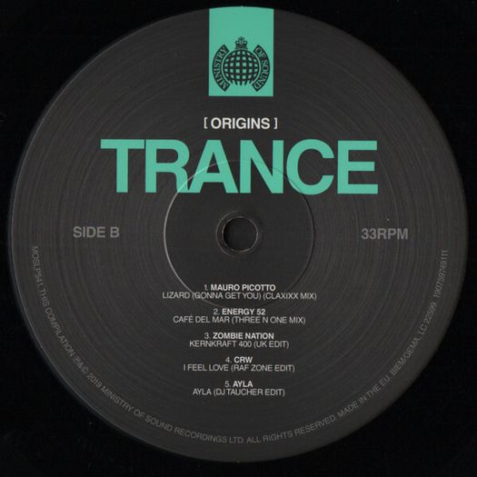 Ministry of Sound-Origins of Trance 2 x LP
