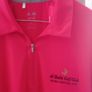mens red Adidas golf top Image 2
