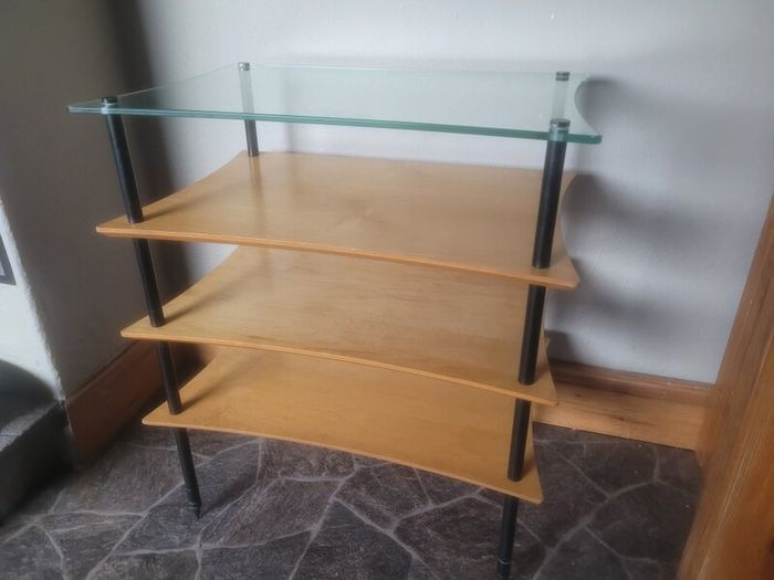 Quadraspire Q4 HiFi Rack 4 Tier with Glass Top