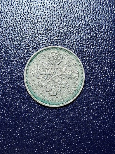 United Kingdom Six pence coin