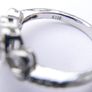 Vintage Sterling Silver 925 Hearts Shaped  Engagement Ring size R - 3,14g Image 8