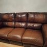 Leather 3 + 2 seater sofa Image 5