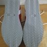 Levi's Red Leather Trainers EU 37 UK 4 Retro 70s Style Ripple Sole Sneakers Image 9
