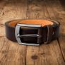 Unisex Premium Genuine Leather Belt Classic Stylish Waist Belt Durable Formal & Casual Designer Belt Image 7