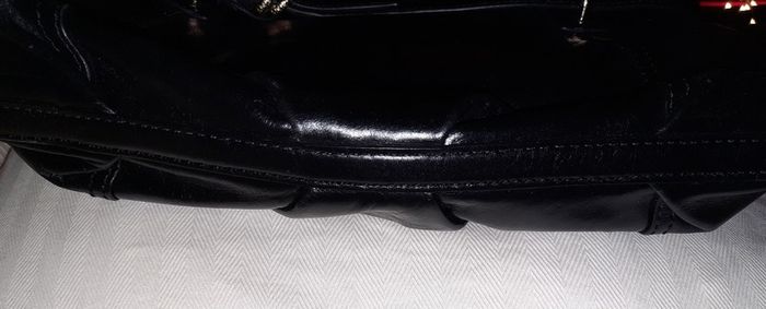 DKNY black leather bag