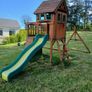 Wooden Climbing Frame and Swing Set Image 3