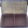 a antique solid brass cigarette box Image 2
