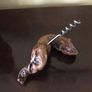 Vintage Twisted Wood Corkscrew Image 3