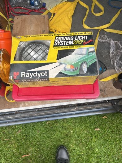 Never used in original box spot lamps. Raydyot