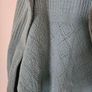 MANGO Long-sleeved Blue Top S-M Image 2