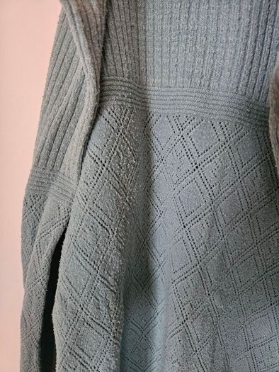 MANGO Long-sleeved Blue Top S-M