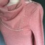 GAP Cashmere Long Striped with Rolled Collar / Size M Image 2