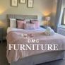 New 4'6" Cream Bed & Memoryfoam Otherpedic Mattress Image 3