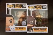 Star Wars Funko Pop Ezra Bridger &amp; Kanan Jarrus ( Caleb Dume)