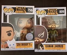 Star Wars Funko Pop Ezra Bridger & Kanan Jarrus ( Caleb Dume)