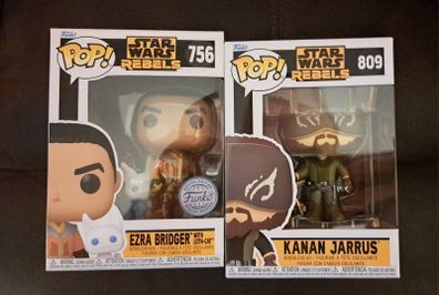 Star Wars Funko Pop Ezra Bridger & Kanan Jarrus ( Caleb Dume)