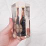 Official Guinness Foreign Extra Stout Bottle Glass Paperweight Image 3