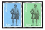 1974 Ireland Europa Sculptures Commemorative Stamps Mint Never Hinged (MNH)