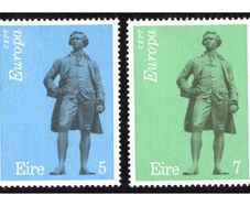 1974 Ireland Europa Sculptures Commemorative Stamps Mint Never Hinged (MNH)