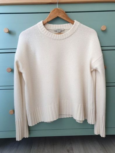Allsaints Wool +cashmere Knitted Jumper Size Medium