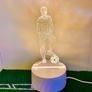 3D Footballer LED Illusion Lamp - Plug In Power Image 2