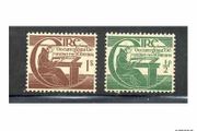 1944 Ireland Tercentenary of the Death of Michael O'Cleirigh (Commemorating the Annals of the Four Masters) Holy Year Commemorative Stamps Mounted Mint