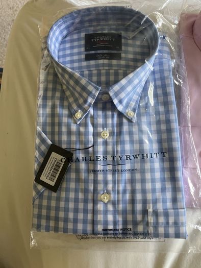 New Charles Tyrwhitt shirts non iron classic style. Size XL.