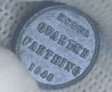 1848 quarter farthing