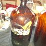 2 Large Old Amber Glass Chemist Pharmacy Bottles, Postage Available Image 4