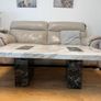 Large Marble pattern coffee table from EZ living Image 3
