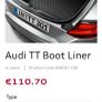 Audi Mk3 Boot Liner Image 3